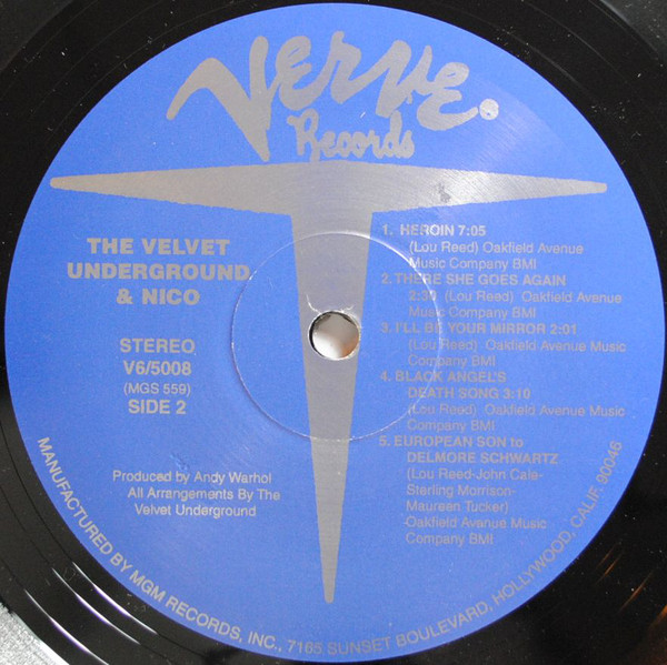 The Velvet Underground And Nico Vinyl Velvet Underground | LP Velvet Underground & Nico / Vinyl | Musicrecords