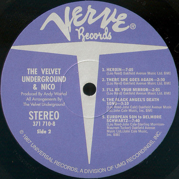 The Velvet Underground And Nico Vinyl Velvet Underground | LP Velvet Underground & Nico / Vinyl | Musicrecords