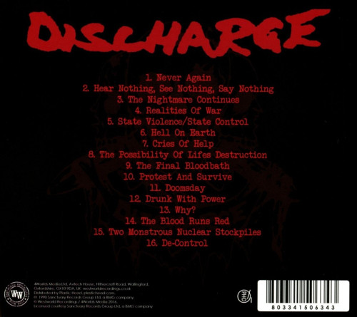 CD / Discharge / Nightmare Continues / Live / Digipack