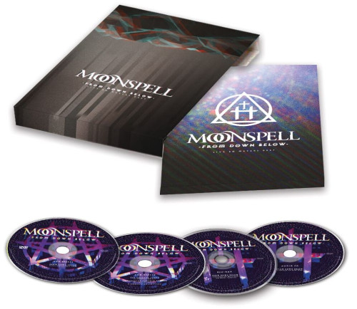 DVD/CD / Moonspell / From Down Below / Live 80 Meters Deep / CD / DVD / BRD