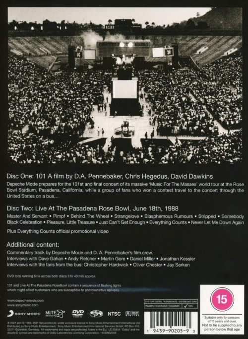 2DVD / Depeche Mode / 101 / Digipack / 2DVD