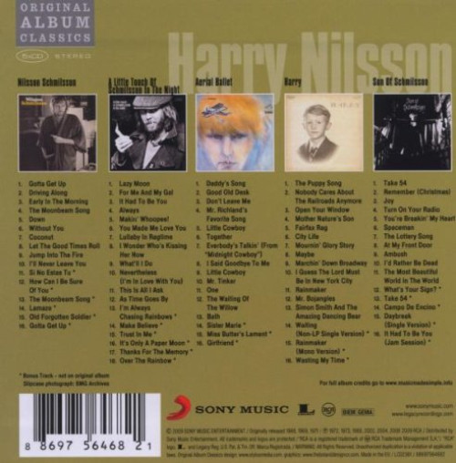 5CD / Nilsson Harry / Original Album Classics / 5CD