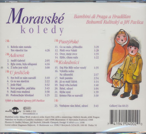 CD / Bambini Di Praga & Hradi��an / Moravsk� koledy
