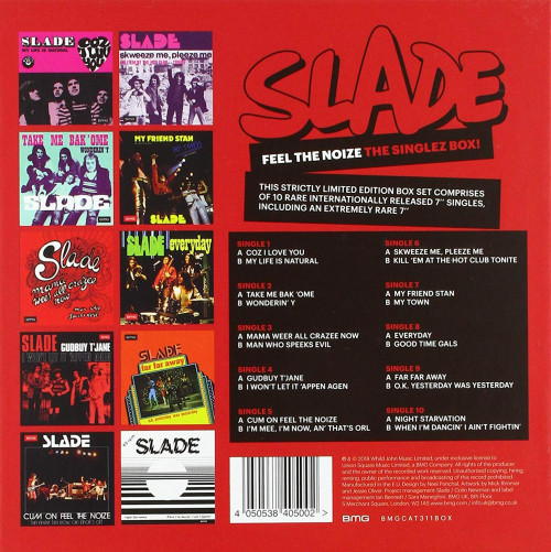 LP / Slade / Feel the Noize / Vinyl / 10 Singles / Box