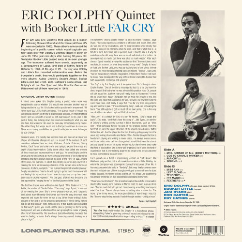 LP / Dolphy Eric / Far Cry / Virgin / Vinyl