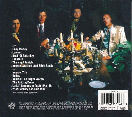 2CD / King Crimson / Night Watch / Live In Amsterdam 1973 / Digisleeve