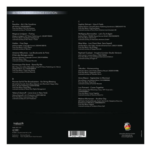 UHQR / Various / Clearaudio / 46 Years / Excellence Edition / Vinyl / 2LP