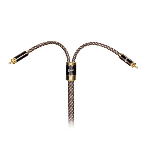 HIFI / HIFI / Sign�lov� kabel:Dynavox Black Line Stereo / RCA / 0,6m