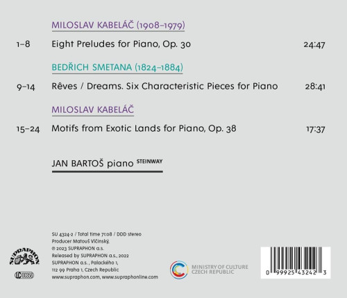 CD / Kabel�� Miloslav / osm preludi�pro klav�r,cizokrajn� motivy
