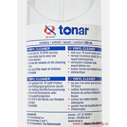 Gramofony / GRAMO / �ist�c� roztok pro vinyly a pra�ku vinyl� / Tonar QS / 1l