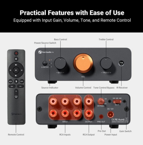 HIFI / HIFI / P�edzesilova�:Fosi Audio P4 Mini
