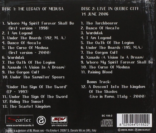 2CD / Stormlord / Legacy Of Medusa / 2CD