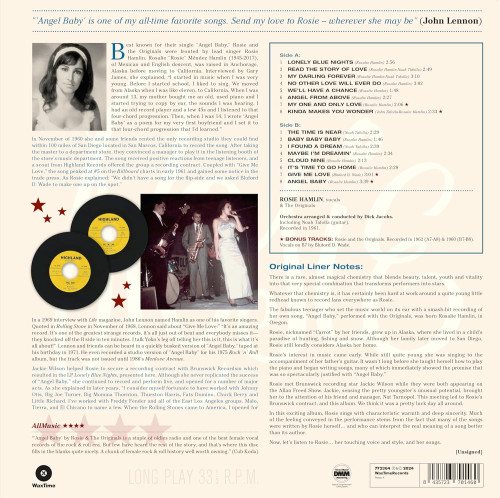 LP / Rosie & the Originals / Lonely Blue Nights / Vinyl