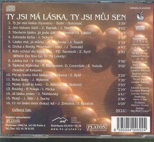 CD / Various / Ty jsi m� l�ska,Ty jsi m�j sen / Nep�vodn� nahr�vky