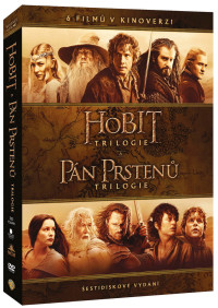 6DVDFILM / Kolekce St�edozem�:Hobit+P�n prsten� / 6DVD