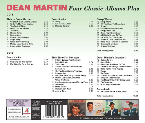 2CD / Martin Dean / Four Classic Albums Plus Seven / 2CD