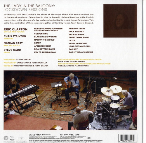 DVD/CD / Clapton Eric / Lady In The Balcony / Mediabook / DVD+Blu-Ray+CD
