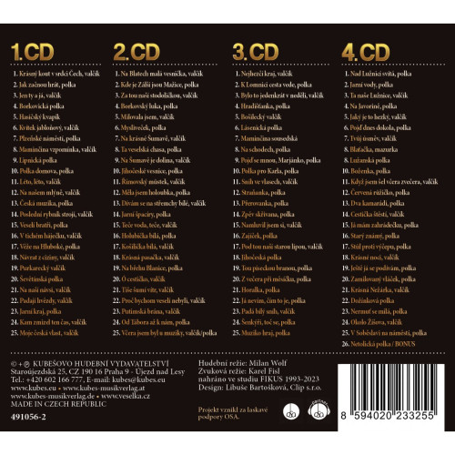 4CD / Kube� Ladislav / 100 let jahre-Moje ji�n� �echy / 4CD