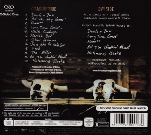 CD / Springsteen Bruce / Devils & Dust / Dual Disc