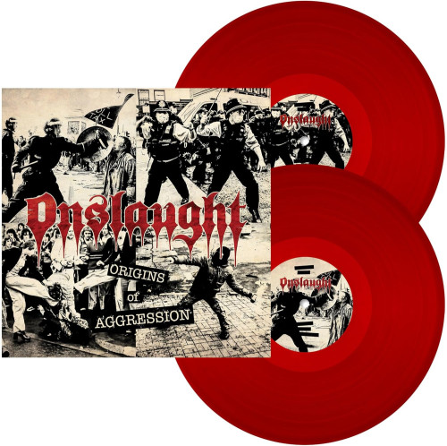 2LP / Onslaught / Origins of Aggression / Red / Vinyl / 2LP
