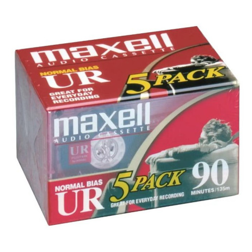 MC / HIFI / Magnetofonov� kazeta Maxell UR90 UR-90N / 5Pack / 5ks
