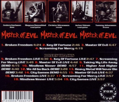CD / Mindless Sinner / Master Of Evil