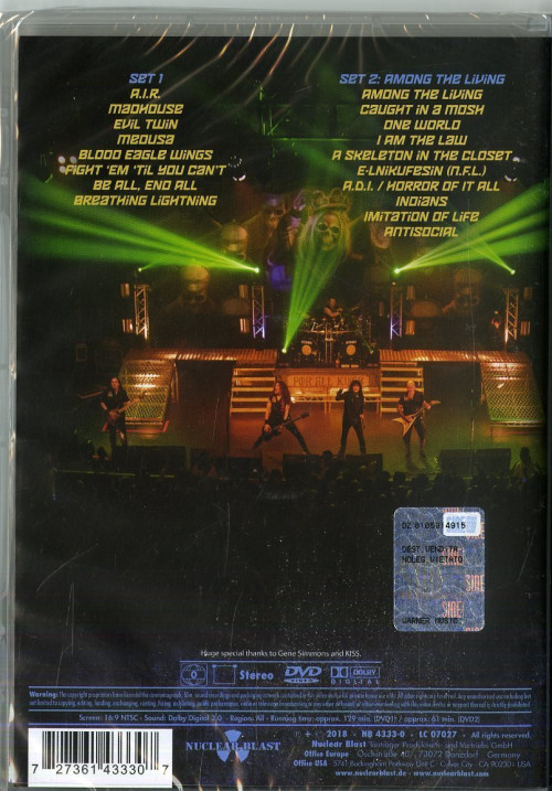 2DVD / Anthrax / Kings Among Scotland / 2DVD