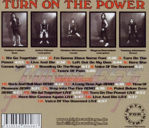 CD / Mindless Sinner / Turn Of The Power.