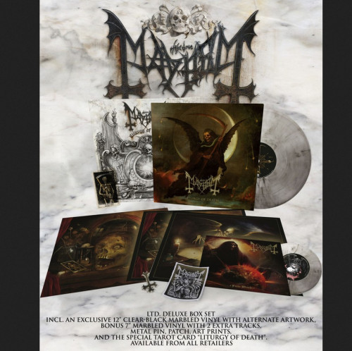LP / Mayhem / Liturgy of Death / Deluxe / Box / Clear / Vinyl / LP+7"