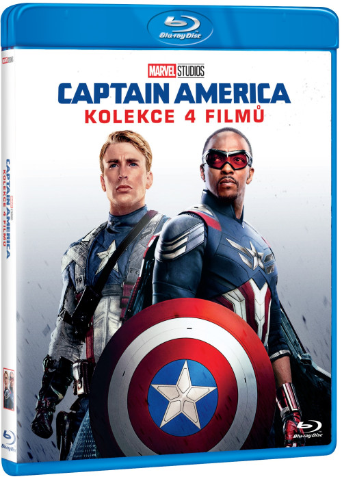 4Blu-Ray / FILM /  Captain America 1-4 / Kolekce / 4Blu-Ray