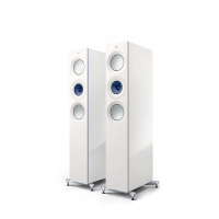 HIFIHIFI / Repro sloupov�:Kef Reference 3 Meta / Gloss White Blu / 2ks