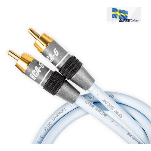 HIFI / HIFI / Sign�lov� kabel:Supra SUBlink 1RCA-1RCA / 2m