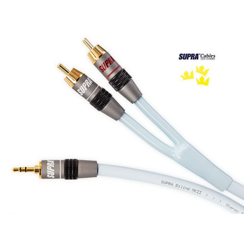 HIFI / HIFI / Sign�lov� kabel:Supra Biline MP / Mini Plug-2RCA / 15m