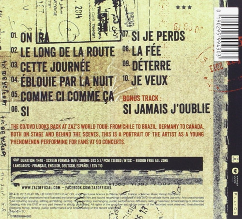 CD/DVD / Zaz / Sur La Route / CD+DVD / Digipack