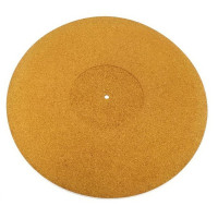 GramofonyGRAMO / Slipmat Antivibration Cork / Elektronika Praha / Korek