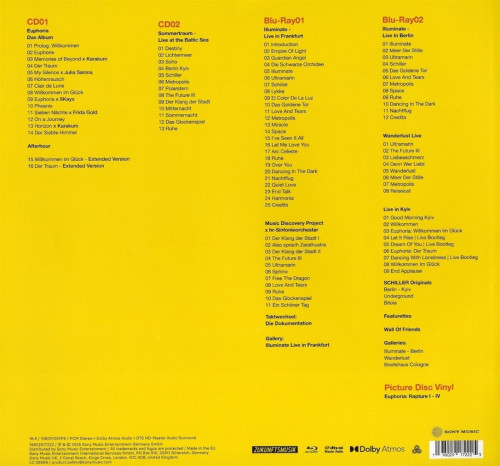 LP/CD / Schiller / Euphoria / Box / Vinyl / LP+2CD+2Blu-Ray