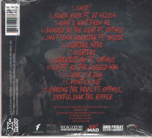 CD / Onyx / Black Rock / Digisleeve