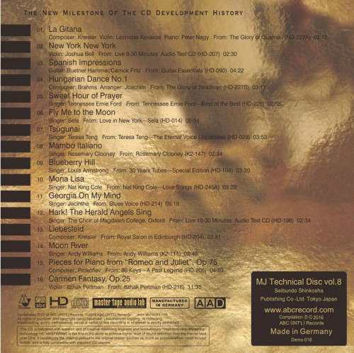 HQCD / Various / ABC Records:MJ Technical Disc vol.8 / CD-AAD