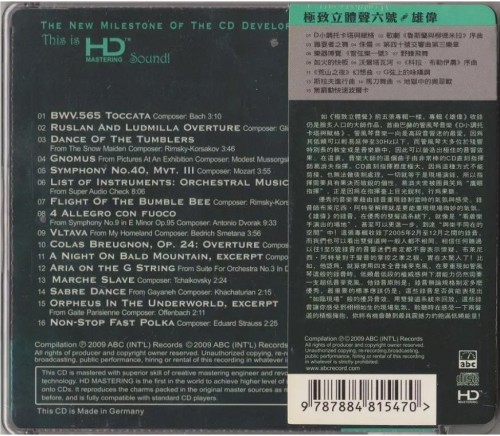 HQCD / Various / ABC Records:Majesty / Referen�n� CD