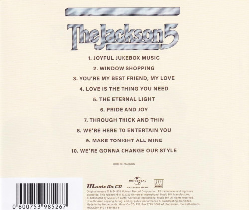 CD / Jackson 5 / Joyful Jukebox Music
