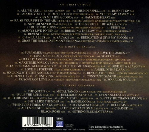3CD / Doro / Magic Diamonds / Best Of / Digipack / 3CD