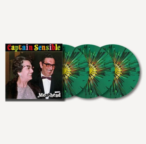 3LP / Captain Sensible / Meathead / Green Splatter / Vinyl / 3LP