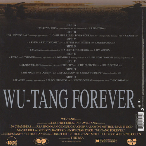 4LP / Wu-Tang Clan / Wu-Tang Forever / Vinyl / 4LP