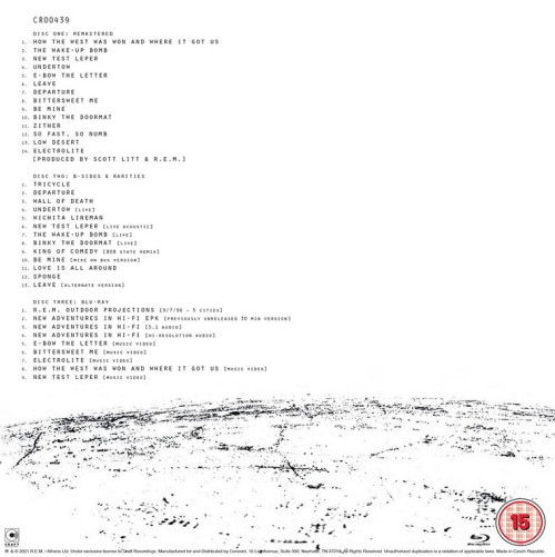 2CD-BRD / R.E.M. / New Adventures In Hi-Fi / 25th Anniversary / 2CD+Blu-Ray