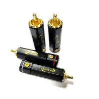 HIFIHIFI / Konektor Dynavox High-End Cinch RCA Set / 4ks