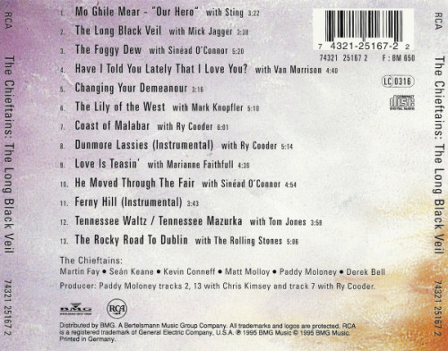 CD / Chieftains / Long Black Veil