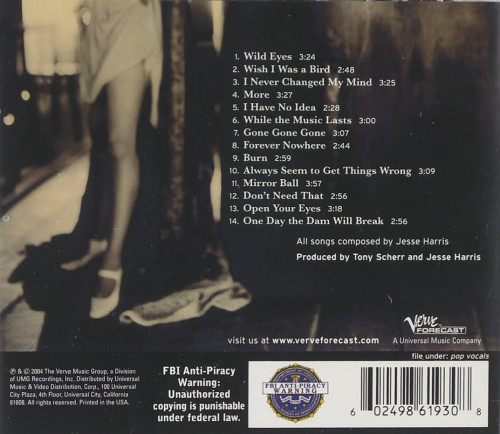 CD / Harris Jesse / While The Music Last