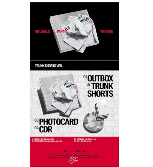 CD / Yeonjun / No Lables:Part 01 / Trunk Shorts Ver.