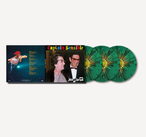 3LP / Captain Sensible / Meathead / Green Splatter / Vinyl / 3LP