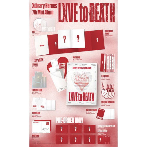 CD / Xdinary Heroes / Lxve To Death / Photobook / Sticker
